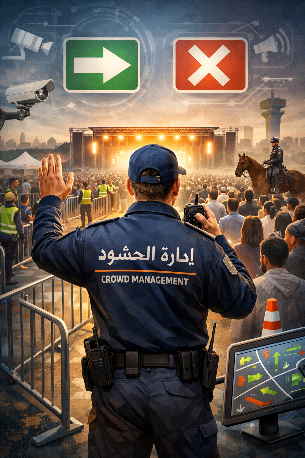 أساسيات إدارة الحشود والفعاليات